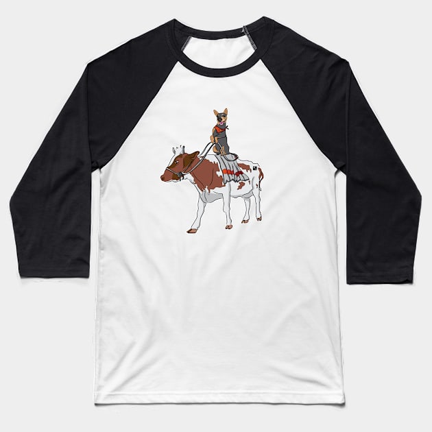 Country Cattle Dog Baseball T-Shirt by AltTabStudio